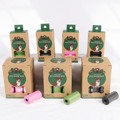 품질  OEM ODM Biodegradable Dog Poop Bag 8 Rolls Pack With Dispenser 공장