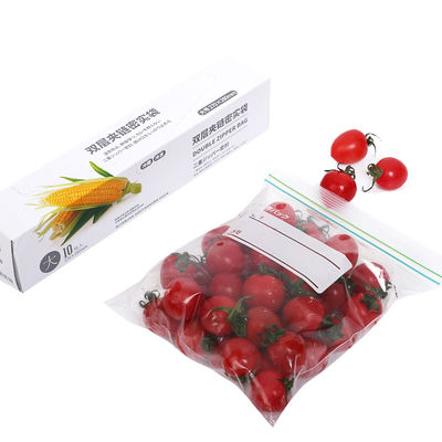 품질  Reusable HDPE LDPE Transparent Ziplock Bag Double Zipper Sealing 공장