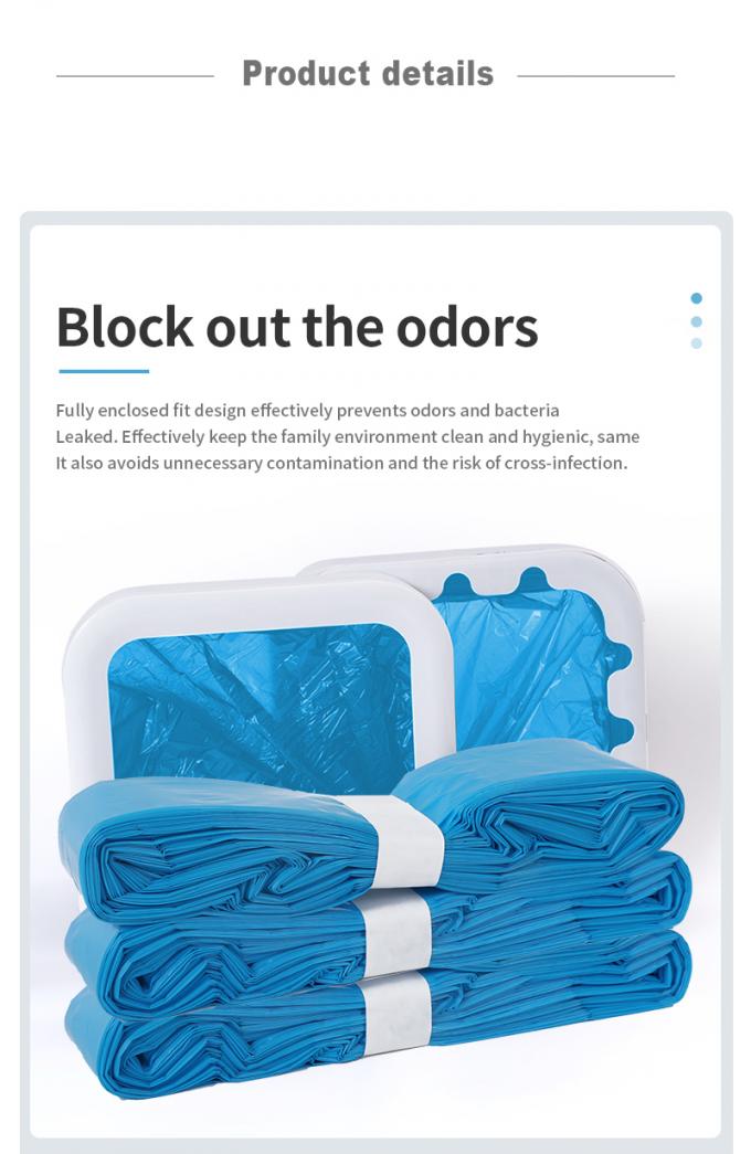 Automatic bagging installation bag systems sealing smart sensor trash can bags for smart waste bin