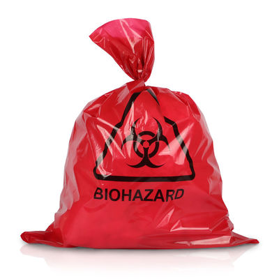 맞춘 압력솥 ISO9001 빨간 의료 폐기물 가방 65MIC ＬＤＰＥ HDPE