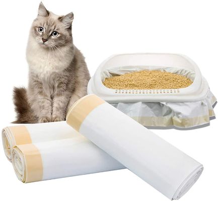 점보 드로스트링 향 LDPE 고양이 쓰레기 라이너 가방
