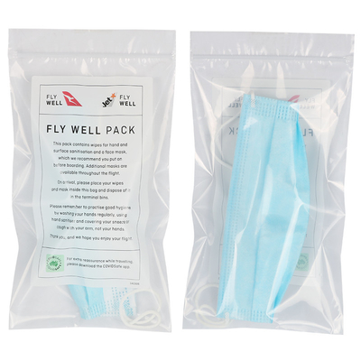 마스크 포장 그라비아 인쇄 LDPE Resealable Ziplock Bags